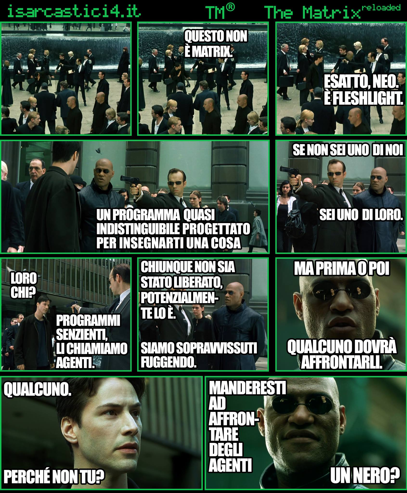 TMR - The Matrix Reloaded - La parodia a fumetti di Matrix