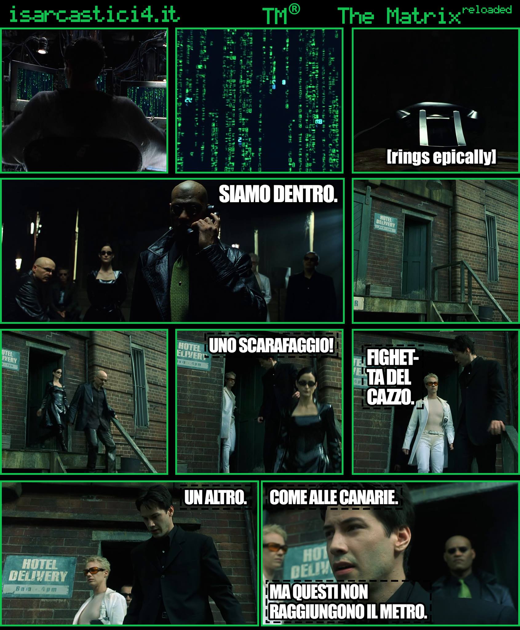 TMR - The Matrix Reloaded - La parodia a fumetti di Matrix