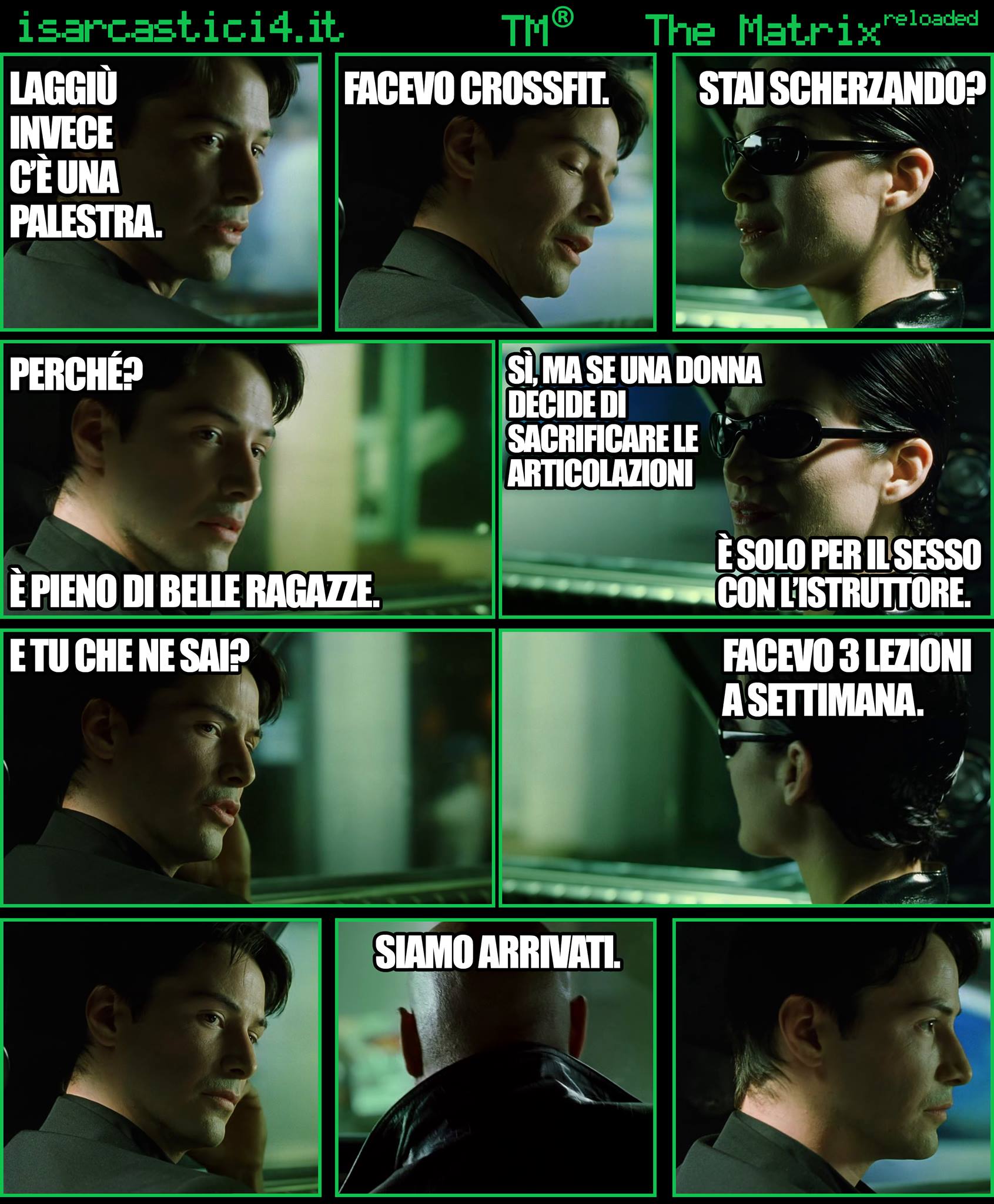 TMR - The Matrix Reloaded - La parodia a fumetti di Matrix