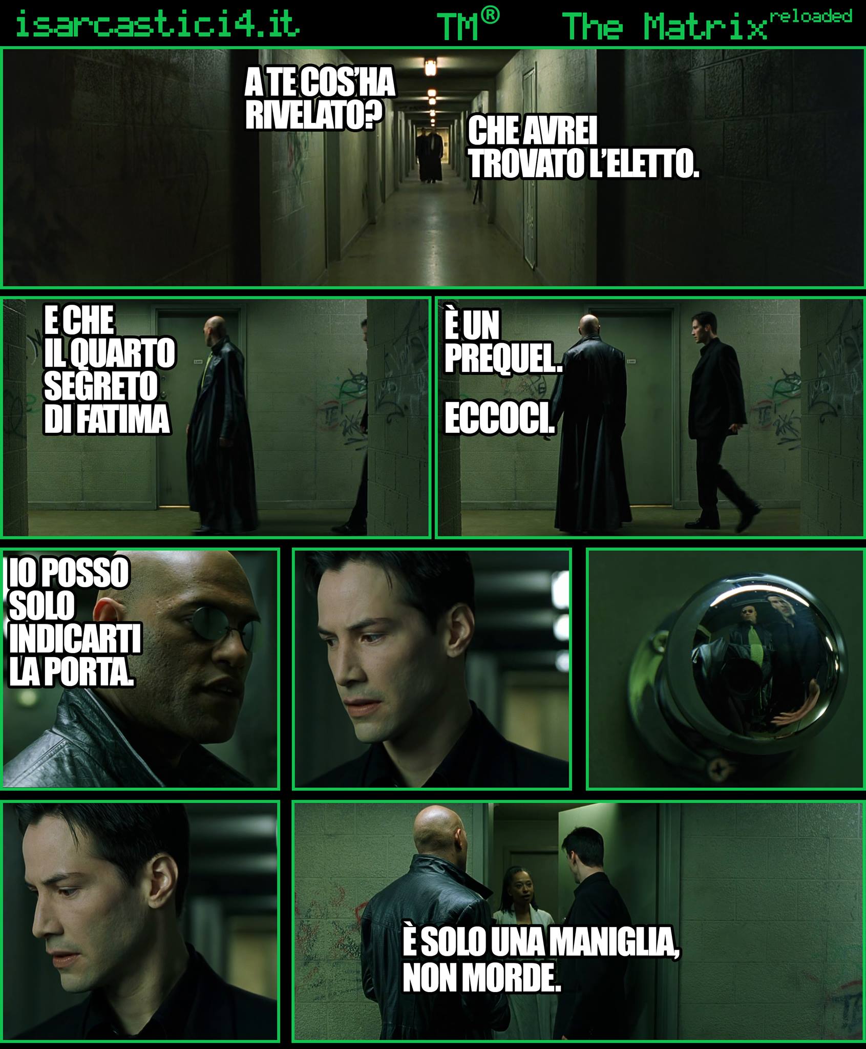 TMR - The Matrix Reloaded - La parodia a fumetti di Matrix