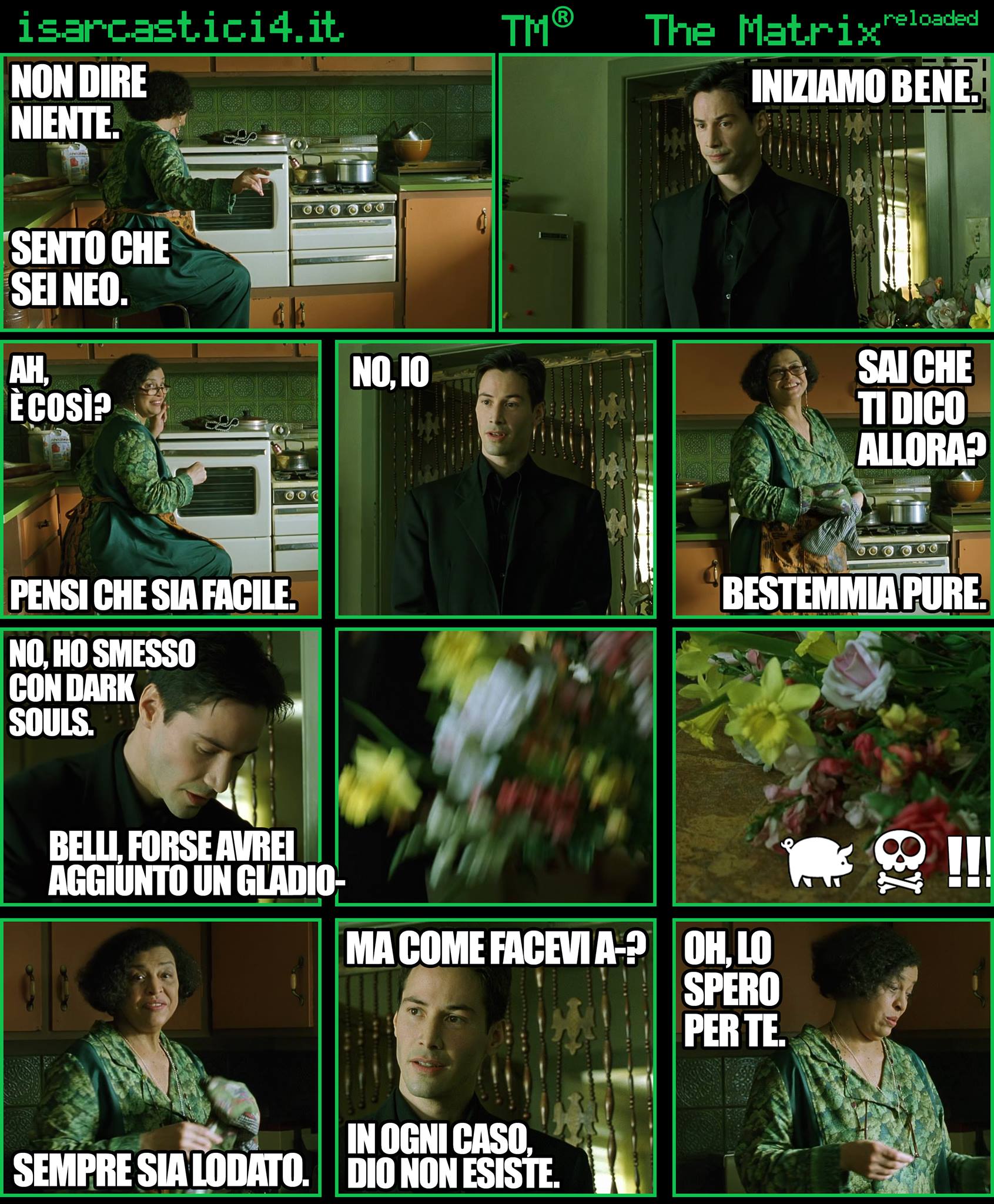 TMR - The Matrix Reloaded - La parodia a fumetti di Matrix