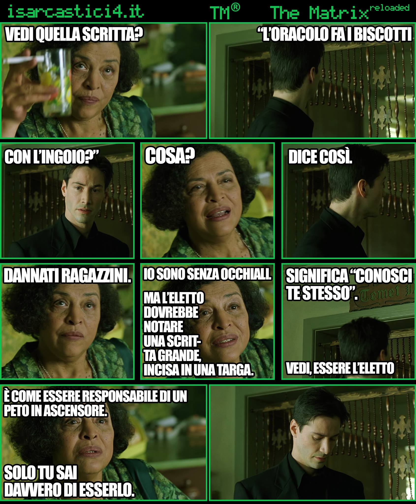 TMR - The Matrix Reloaded - La parodia a fumetti di Matrix