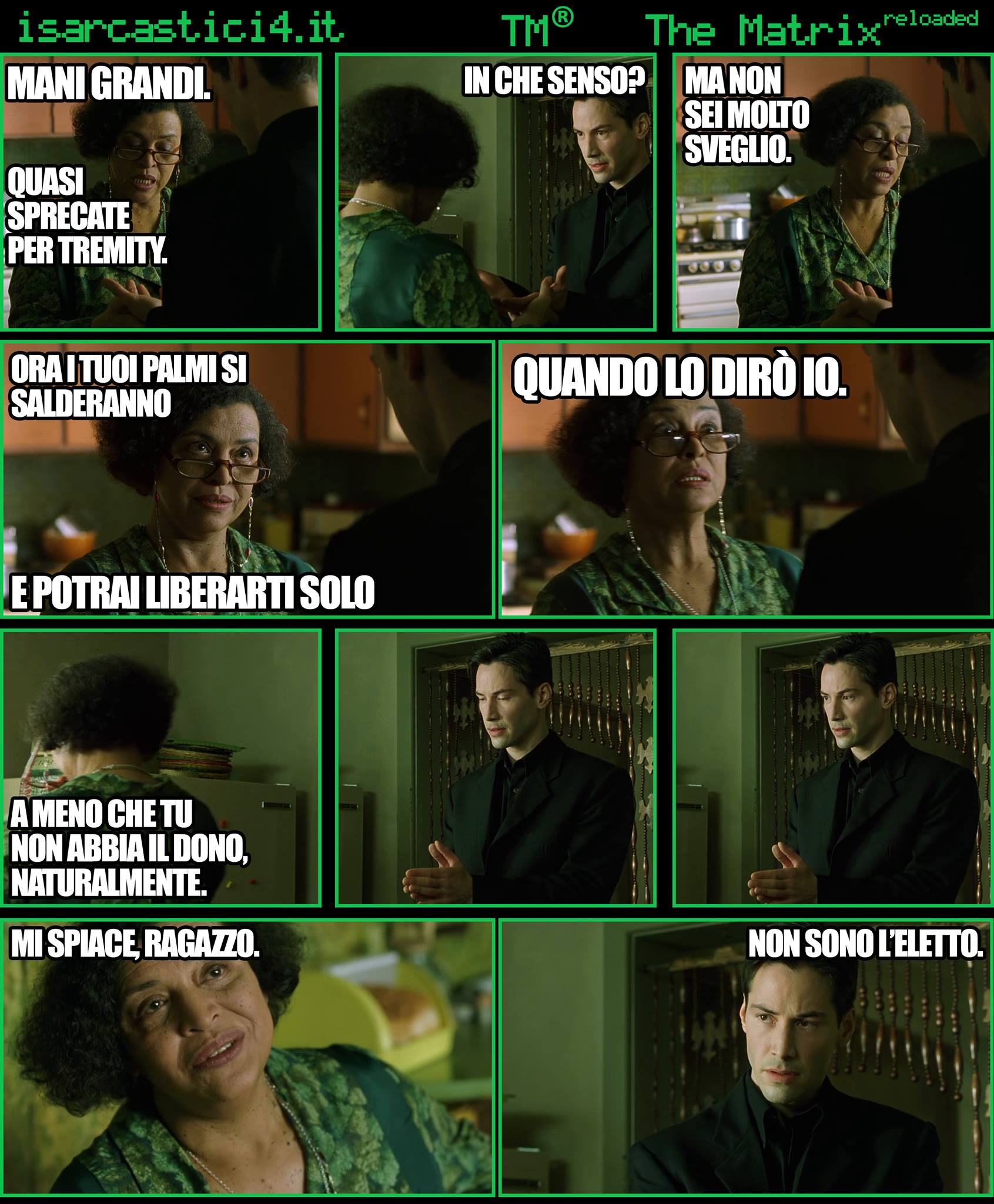 TMR - The Matrix Reloaded - La parodia a fumetti di Matrix