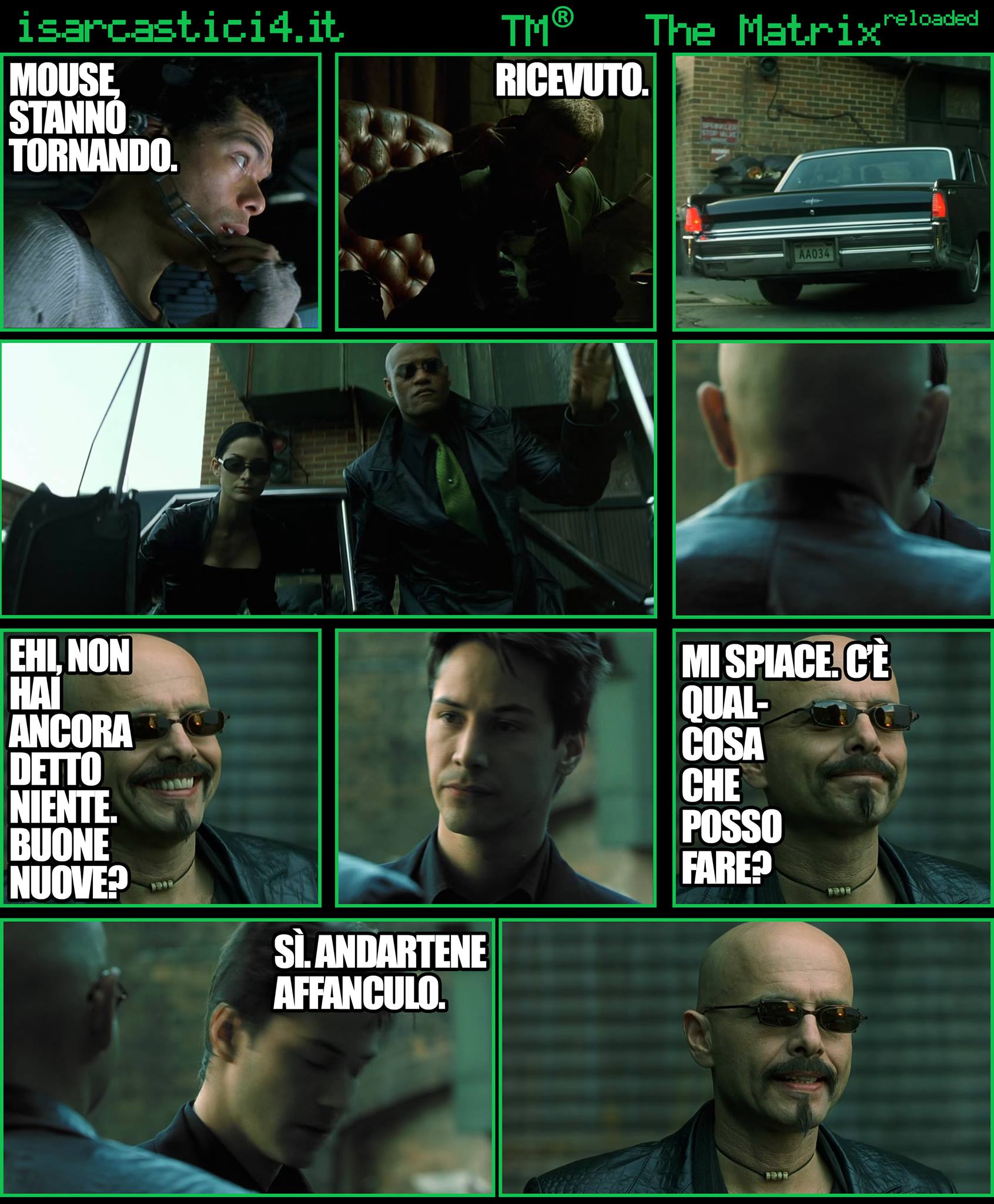 TMR - The Matrix Reloaded - La parodia a fumetti di Matrix