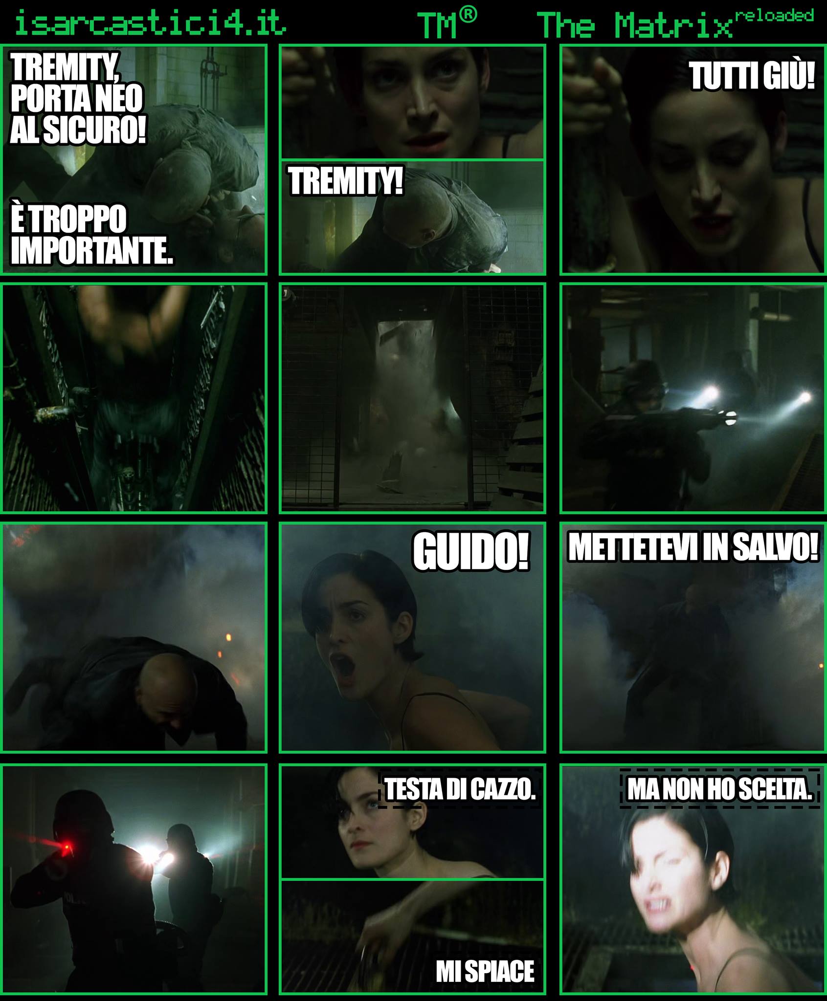 TMR - The Matrix Reloaded - La parodia a fumetti di Matrix