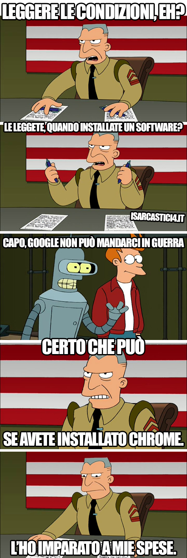 Futurama meme ita - Terms and conditions