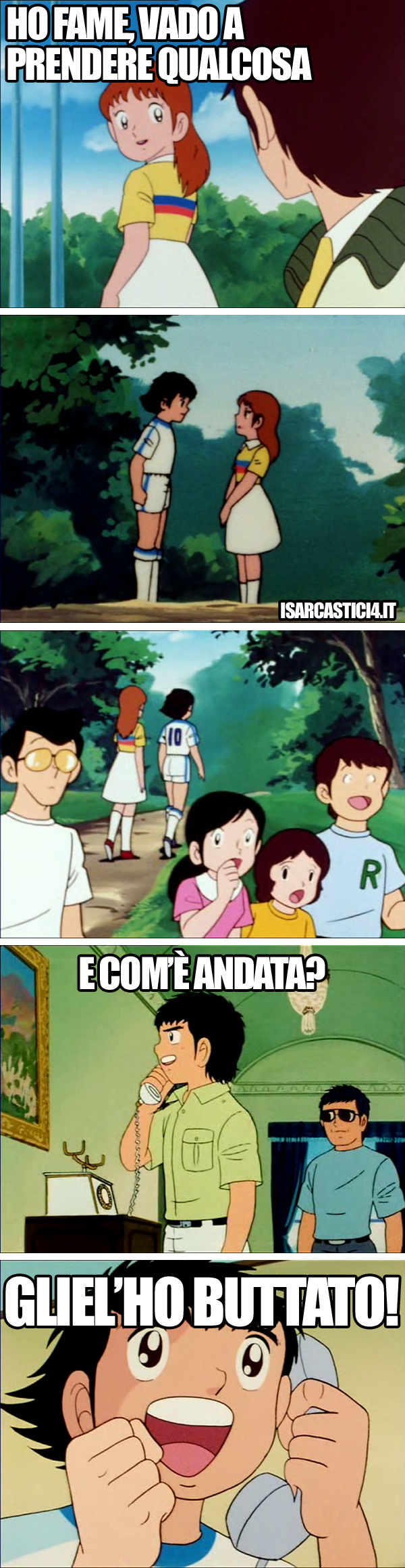Holly & Benji, Capitan Tsubasa meme ita - L'amore è una cosa semplice