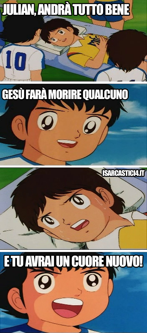 Holly & Benji, Capitan Tsubasa meme ita - Atleti di Cristo