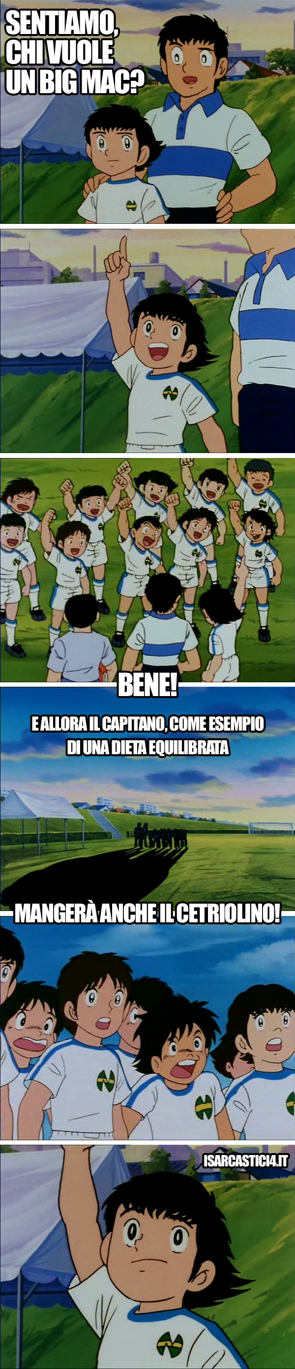 Holly & Benji, Capitan Tsubasa meme ita - Big Mac