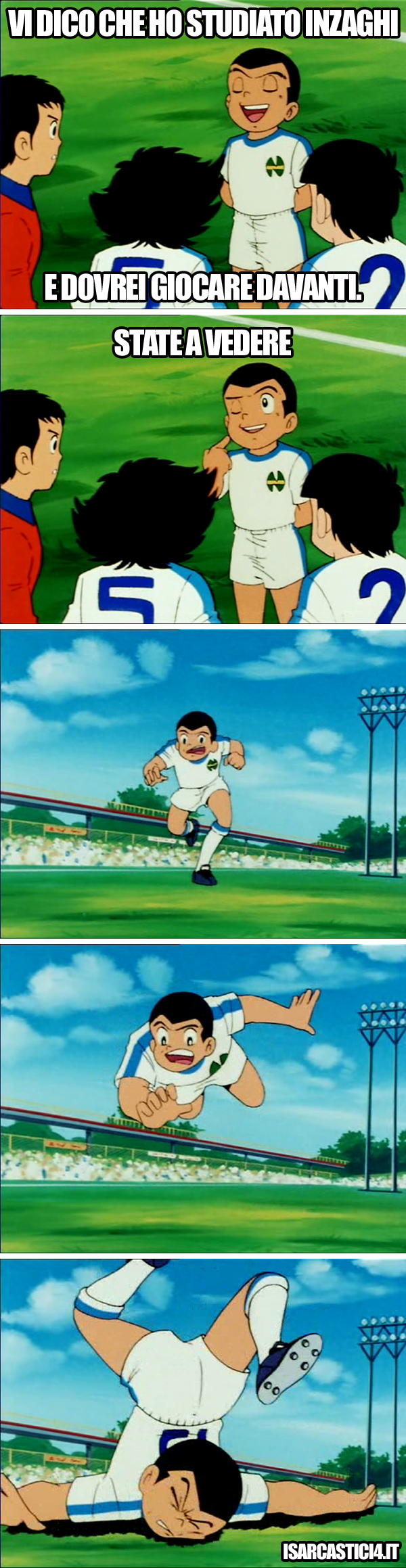 Holly & Benji, Capitan Tsubasa meme ita - Giallo