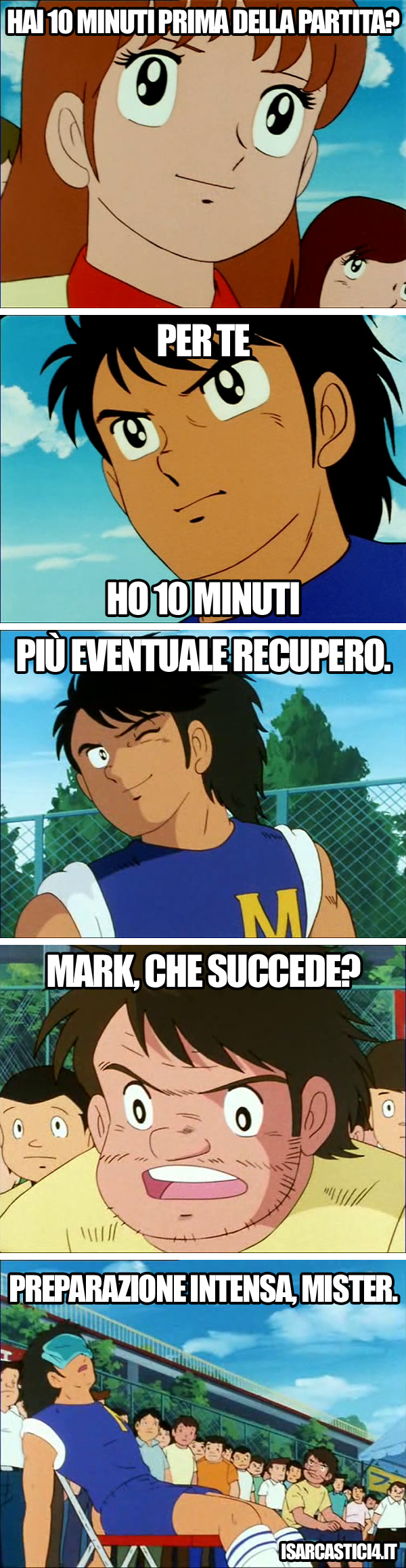 Holly & Benji, Capitan Tsubasa meme ita - 