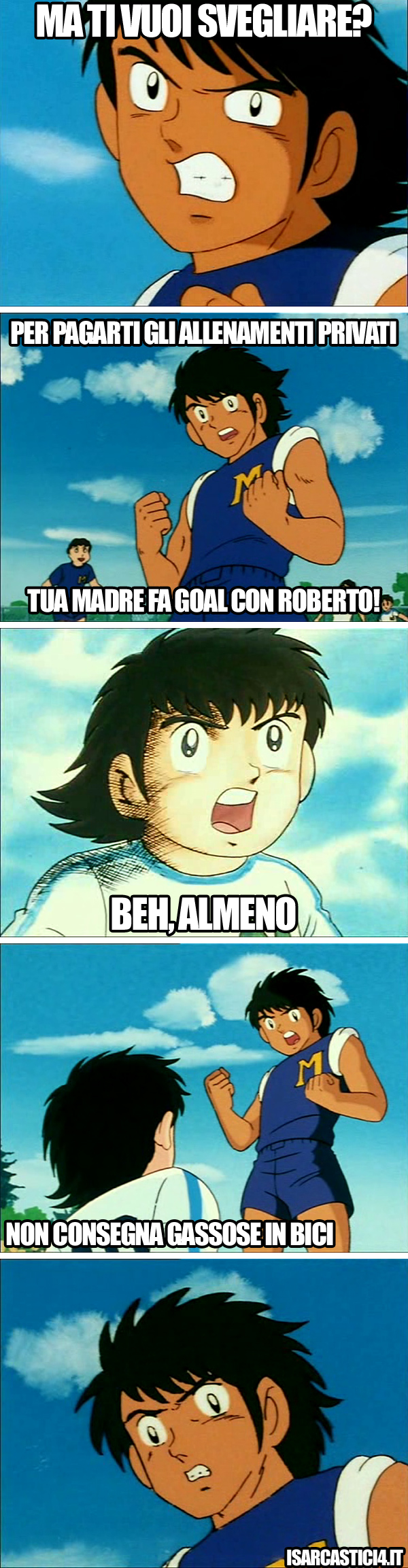 Holly & Benji, Capitan Tsubasa meme ita - Lotta di classe