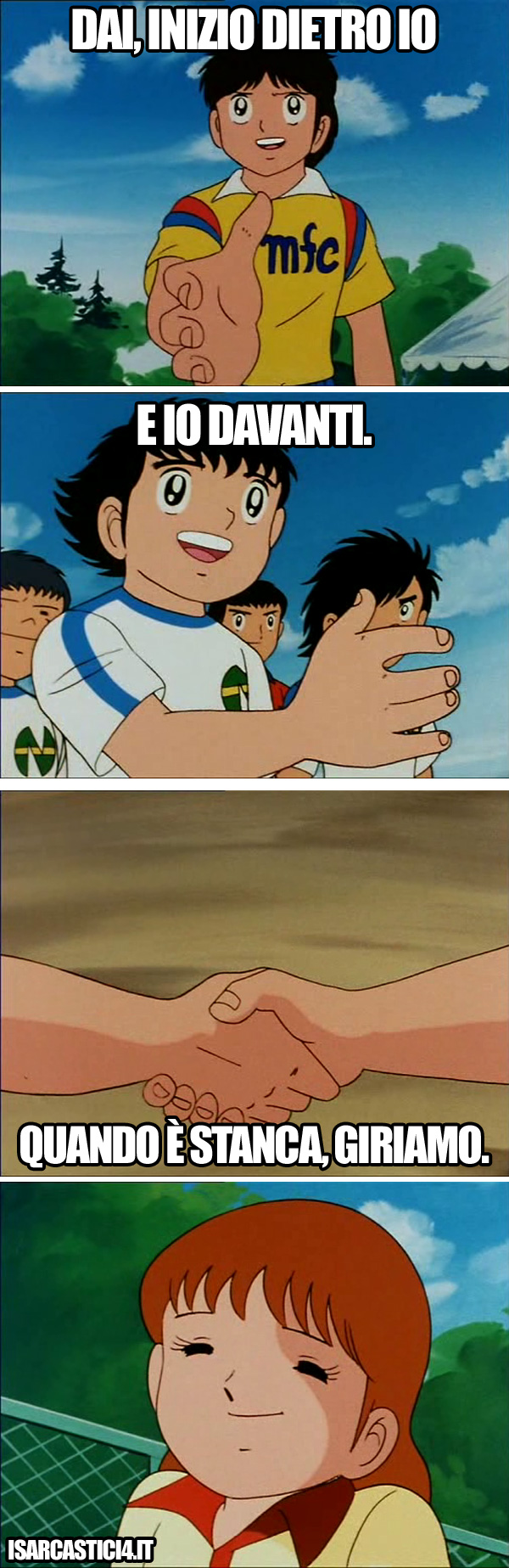 Holly & Benji, Capitan Tsubasa meme ita - Triplete