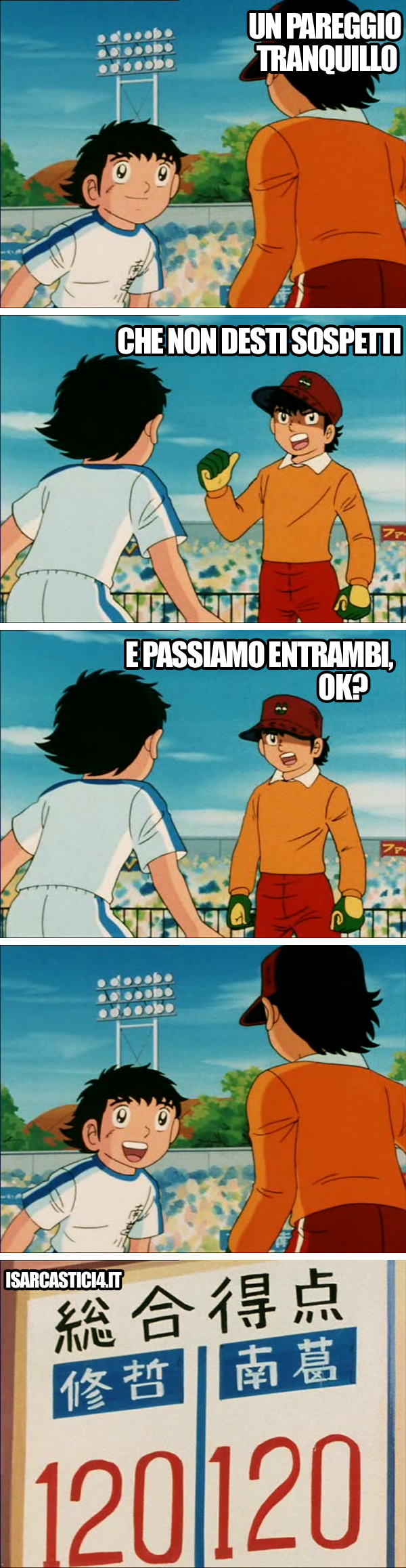 Holly e Benji - Capitan tsubasa meme ita - Calcioscommesse