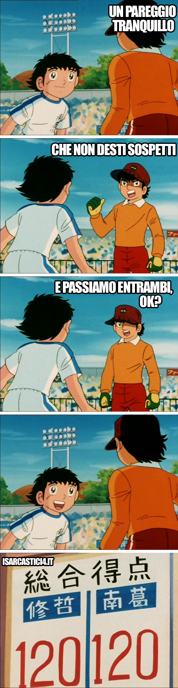 Holly e Benji - Capitan tsubasa meme ita - Calcioscommesse