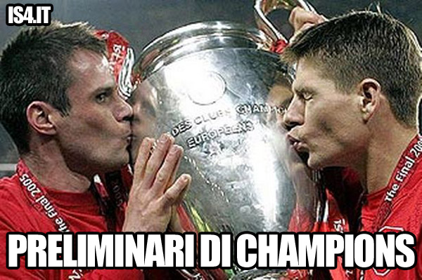 Meme ita - preliminari di Champions League