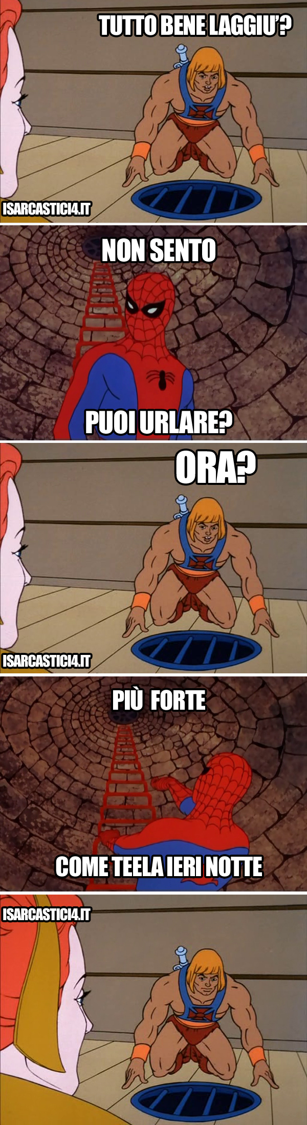 MOTU - Masters Of The Universe e 60s spiderman meme ita - Tira piu un pelo di