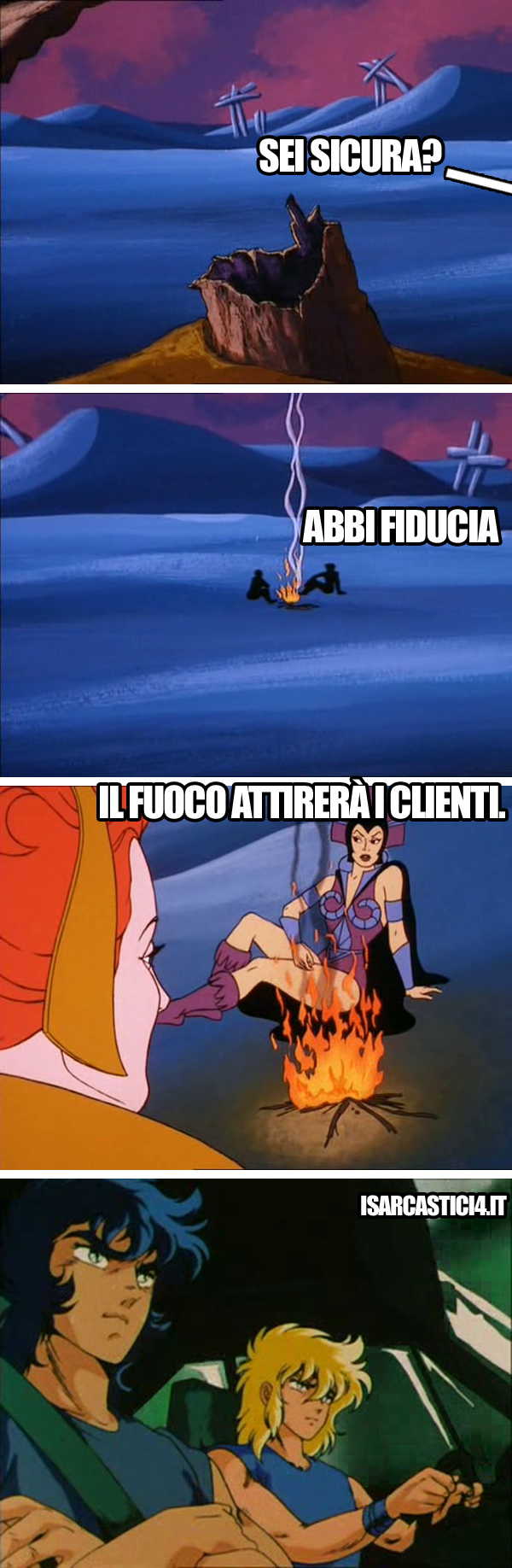 MOTU, Masters Of The Universe, Cavalieri dello zodiaco meme ita - Fiducia negli uomini