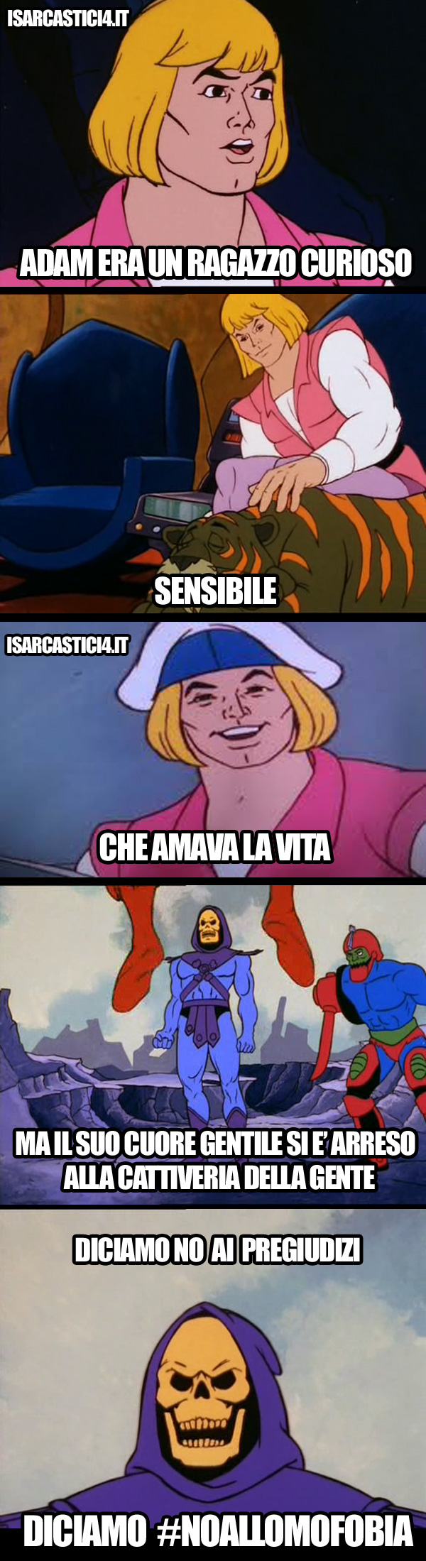 MOTU Masters Of The Universe meme ita - No all'omofobia