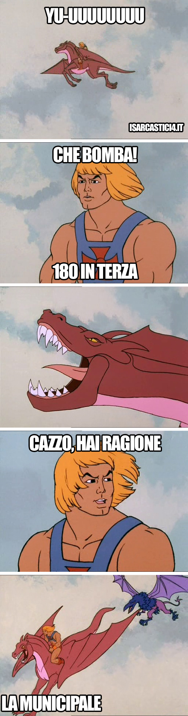 MOTU, Masters Of The Universe meme ita - Yu-uuuu