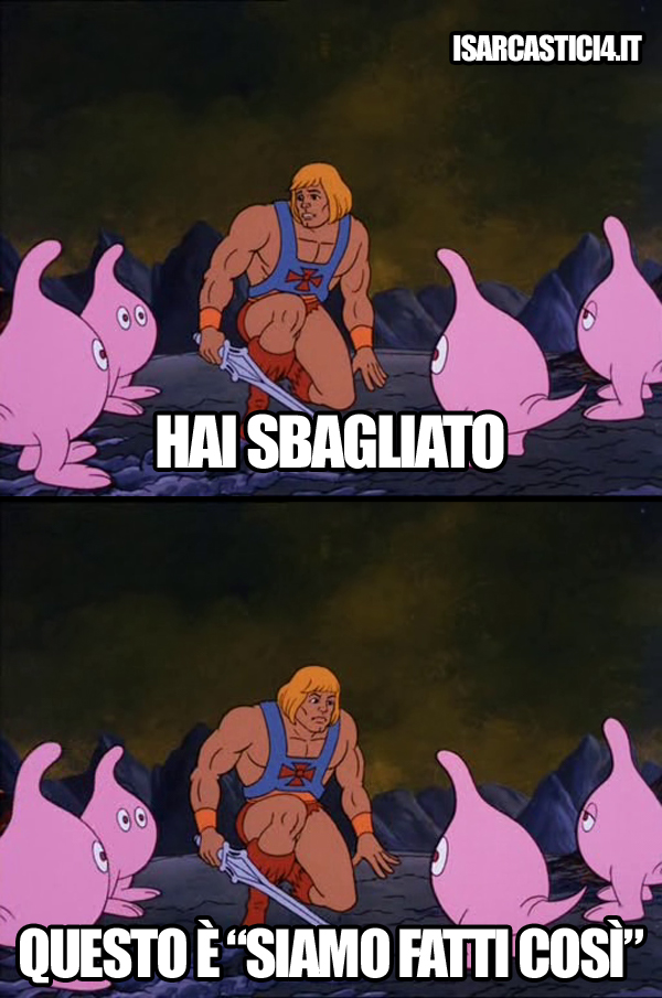 MOTU, Masters Of The Universe meme ita - He-Man e Siamo fatti così