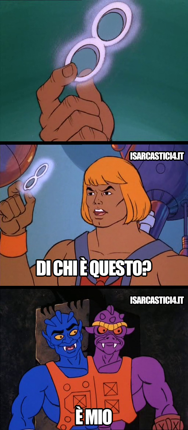 MOTU, Masters Of The Universe meme ita - He-Man e Two-Bad, spot anni 80