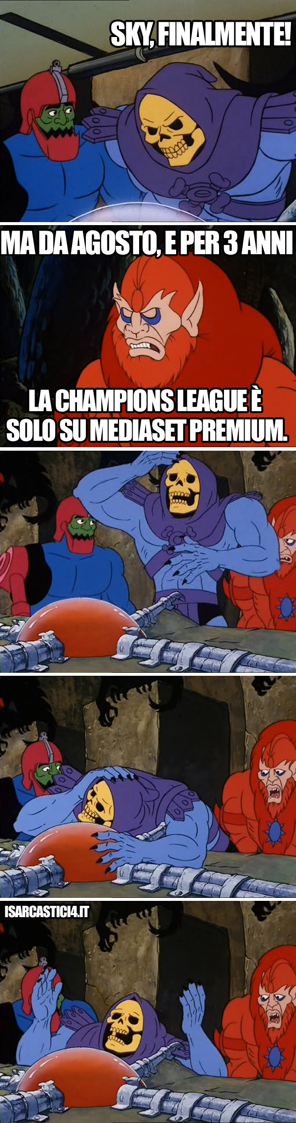 MOTU, Masters Of The Universe meme ita - Non va!