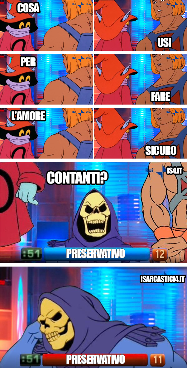 MOTU, Masters Of The Universe meme ita - Reazione a catena, Intesa vincente