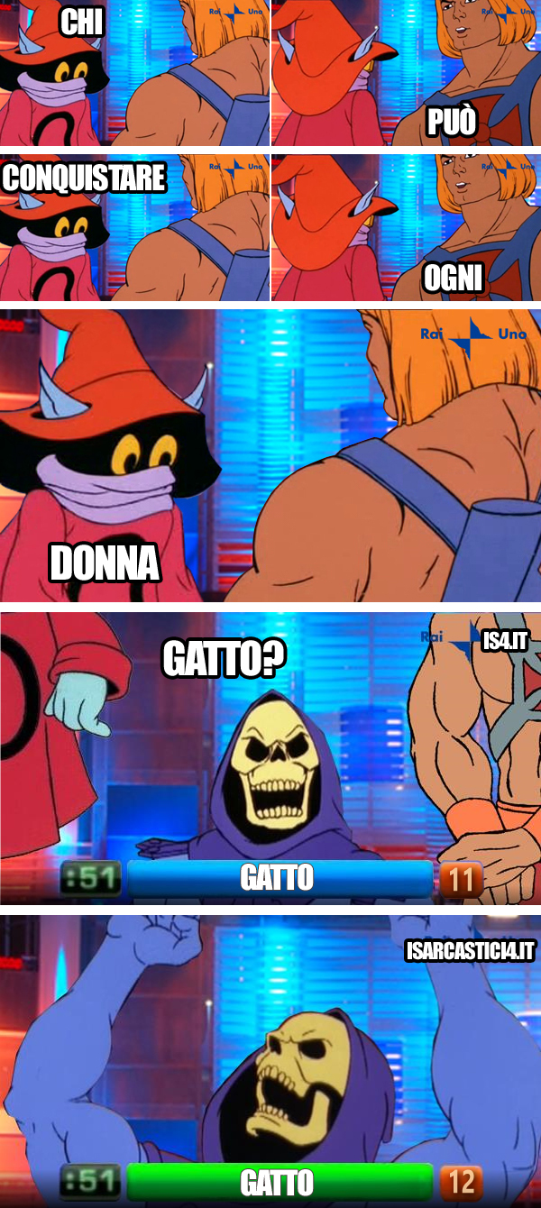  MOTU, Masters Of The Universe meme ita - Reazione a catena, Intesa vincente