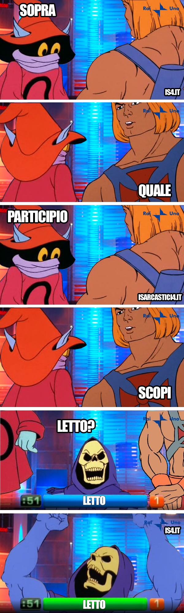 MOTU, Masters Of The Universe meme ita - Reazione a catena