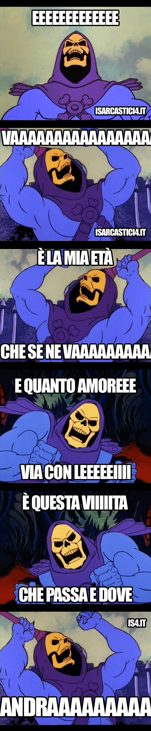 MOTU - Masters Of The Universe meme ita - Skeletor & Al Bano, È la mia vita