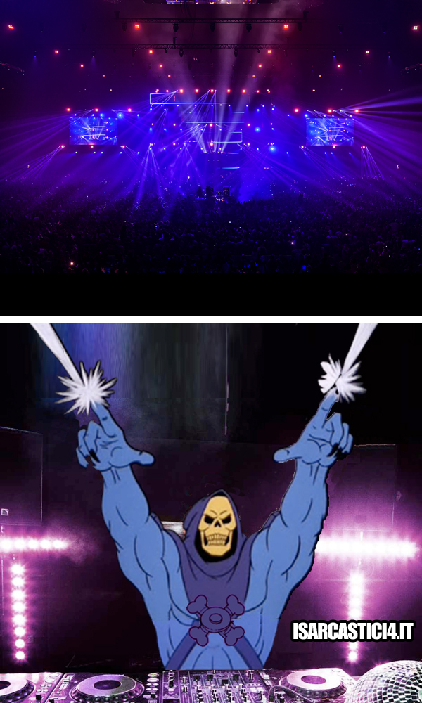 MOTU, Masters Of The Universe meme ita - Skeletor vs Guetta vs Swedish House Mafia