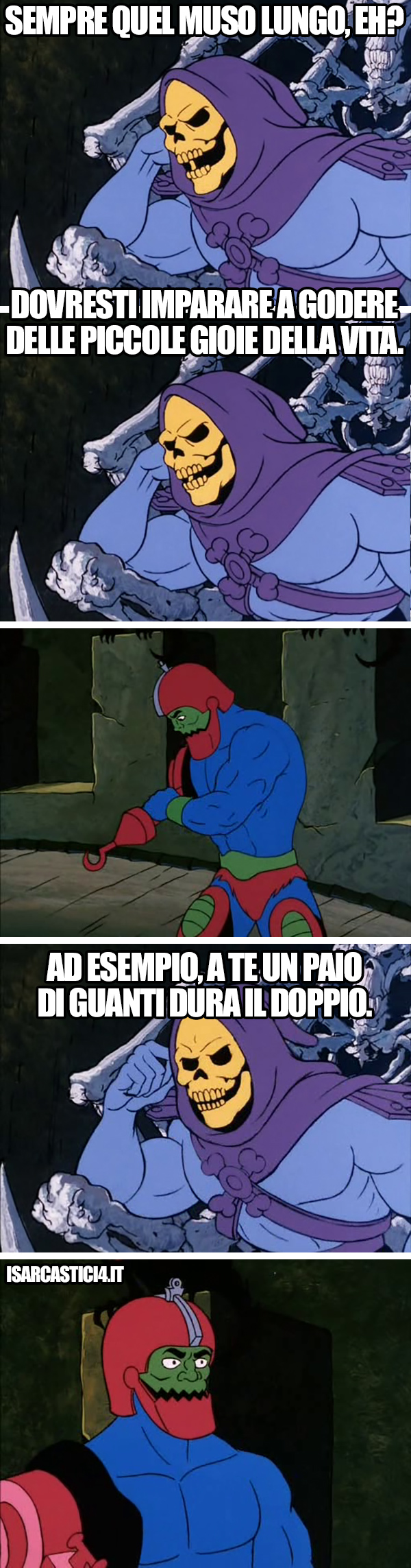  MOTU, Masters Of The Universe meme ita - Muso lungo