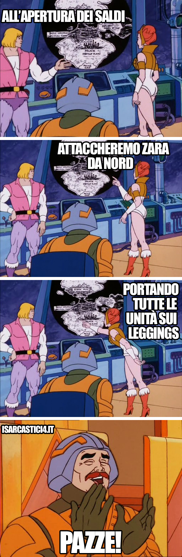 MOTU, Masters Of The Universe meme ita - Saldi