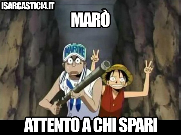 One Piece meme ita - Caso Marò Latorre e Girone