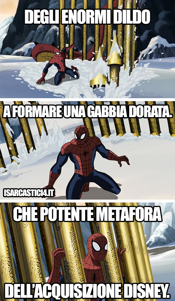 Ultimate Spider-Man animated series meme ita -   Gabbia