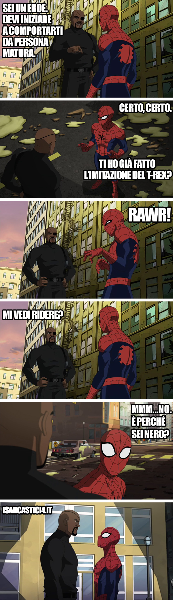 Spider-Man meme ita -  Great responsibility