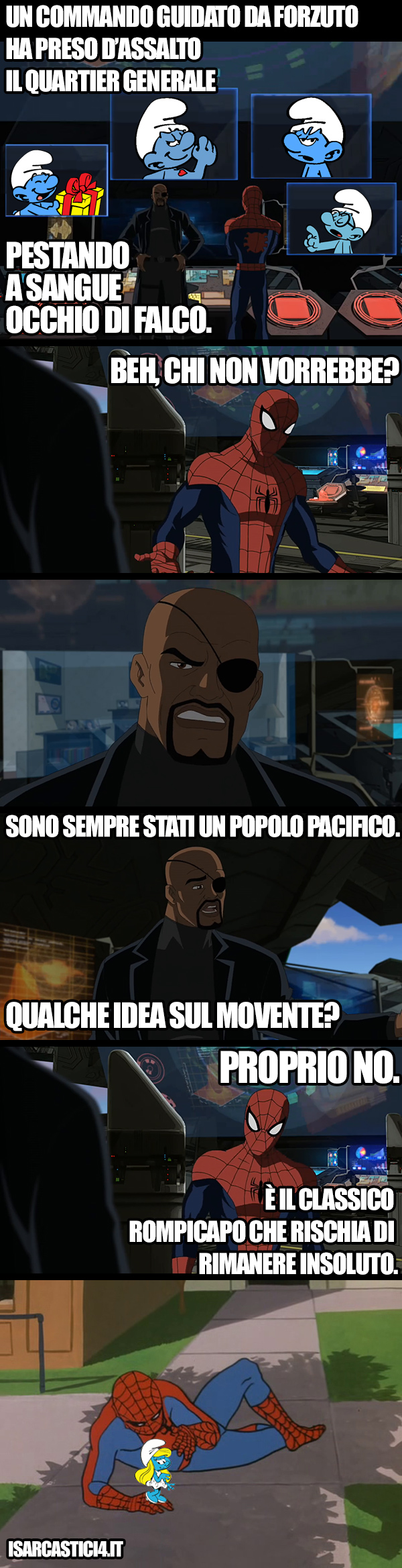 Ultimate Spider-Man animated series meme ita -  Rompicapo