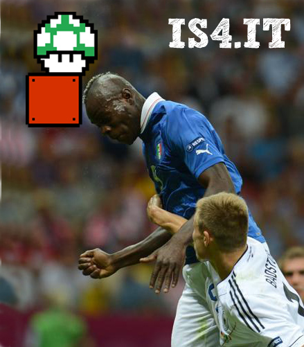 Europei 2012, Germania-Italia: la prima rete di Mario Balotelli