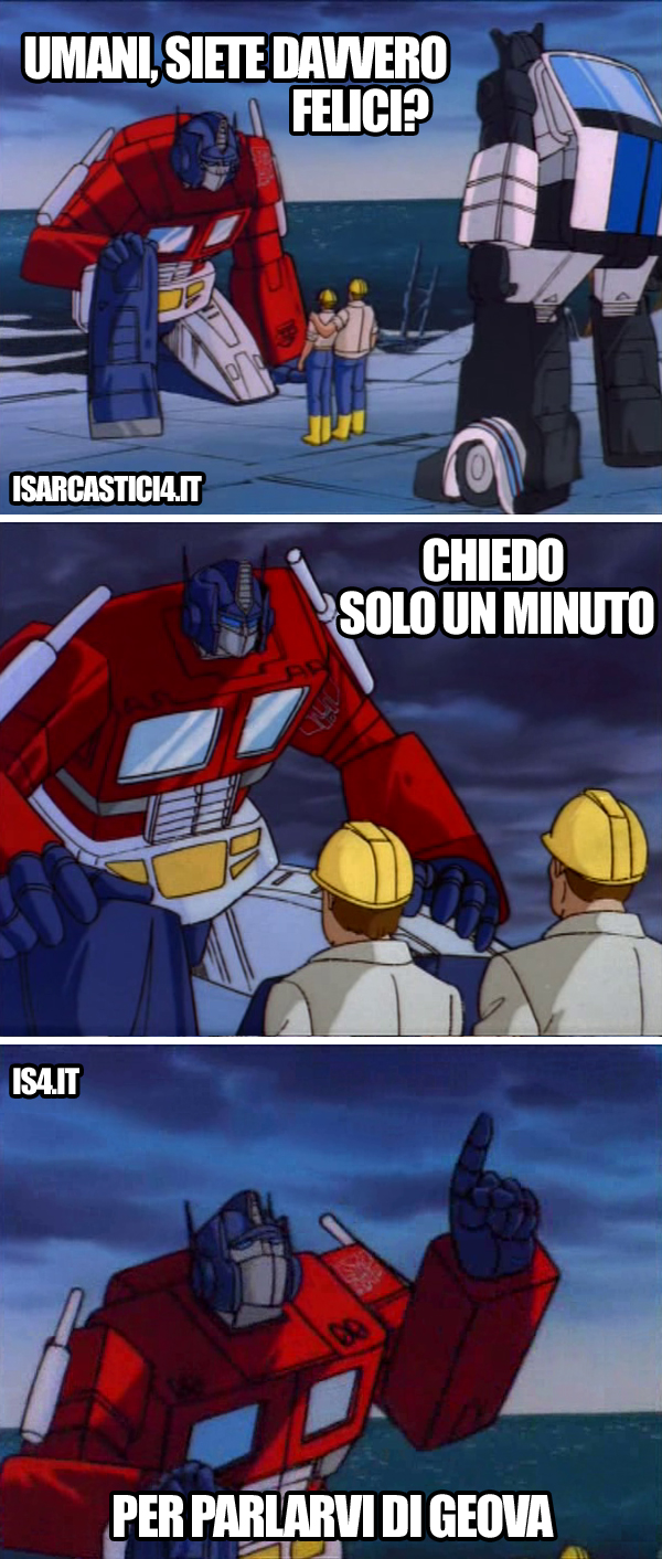 Transformers meme ita - Testimoni