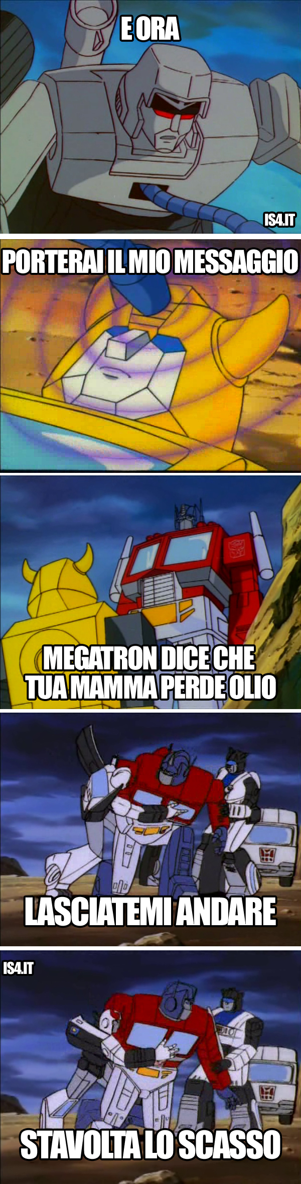 Transformers meme ita - Il messaggio