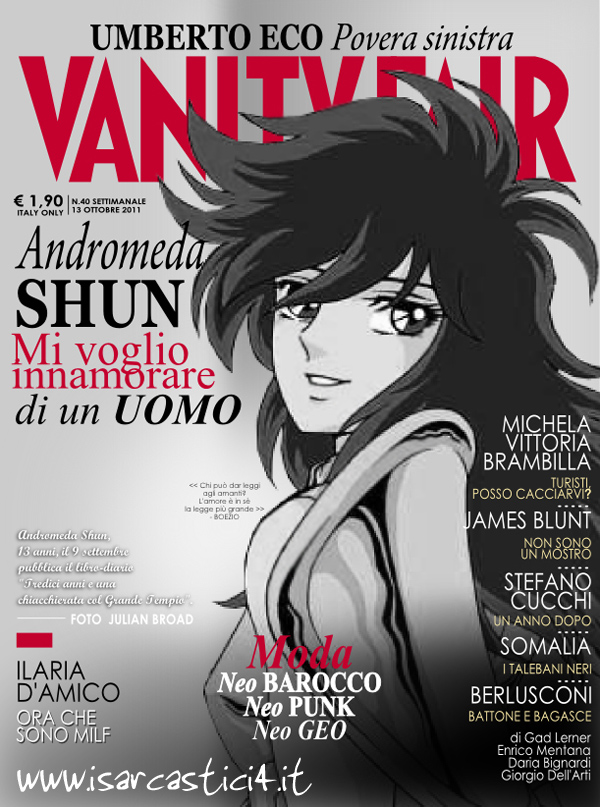 La copertina di Vanity Fair: il coming out di Andromeda